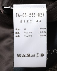 TITO ALLEGRETTOウールハウンドトゥース 3Bシングル ジャケットmb_24l