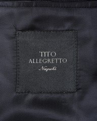TITO ALLEGRETTOウール混 ネイビー シングル3Bジャケットmb_16l