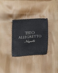 TITO ALLEGRETTOリネンコットン グループドチェック シングル3Bジャケットmb_16l