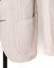 ERRICO FORMICOLAストライプコットン 2B シングルジャケット【ANDREA】 mb_09l