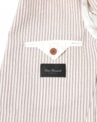 ERRICO FORMICOLAストライプコットン 2B シングルジャケット【ANDREA】 mb_16l