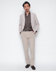 ERRICO FORMICOLAストライプコットン 2B シングルジャケット【ANDREA】 mb_ma