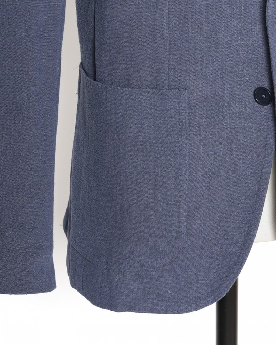 ERRICO FORMICOLAリネンコットン 2B シングルジャケット【ANDREA】 08l