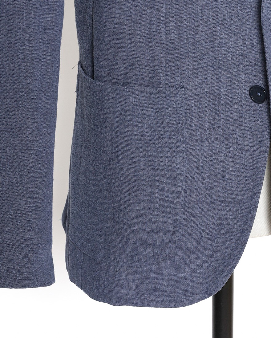 ERRICO FORMICOLAリネンコットン 2B シングルジャケット【ANDREA】 08l