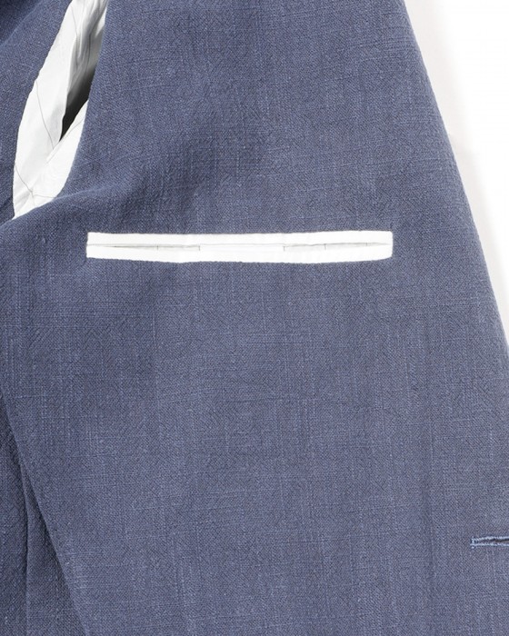 ERRICO FORMICOLAリネンコットン 2B シングルジャケット【ANDREA】 18l