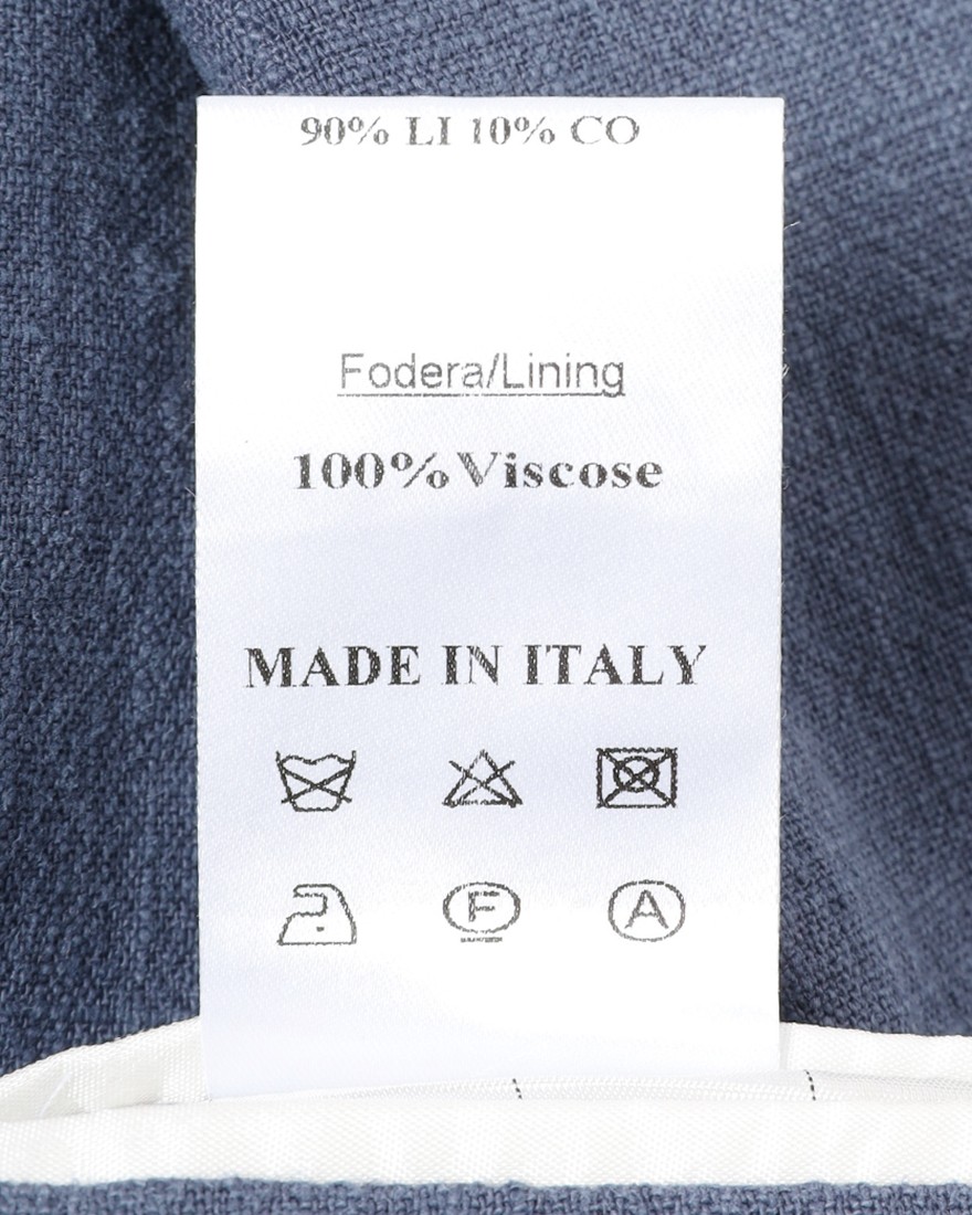 ERRICO FORMICOLAリネンコットン 2B シングルジャケット【ANDREA】 24l