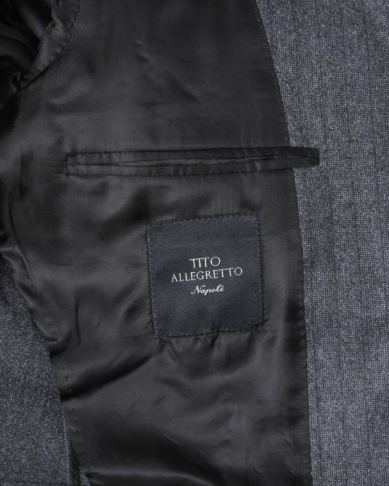TITO ALLEGRETTOシャドーストライプグレースーツ12l