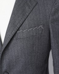 TITO ALLEGRETTOシャドーストライプグレースーツmb_03l