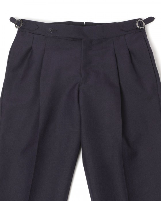 TITO ALLEGRETTOウールモヘア ネイビー 3Bシングル スーツ21l