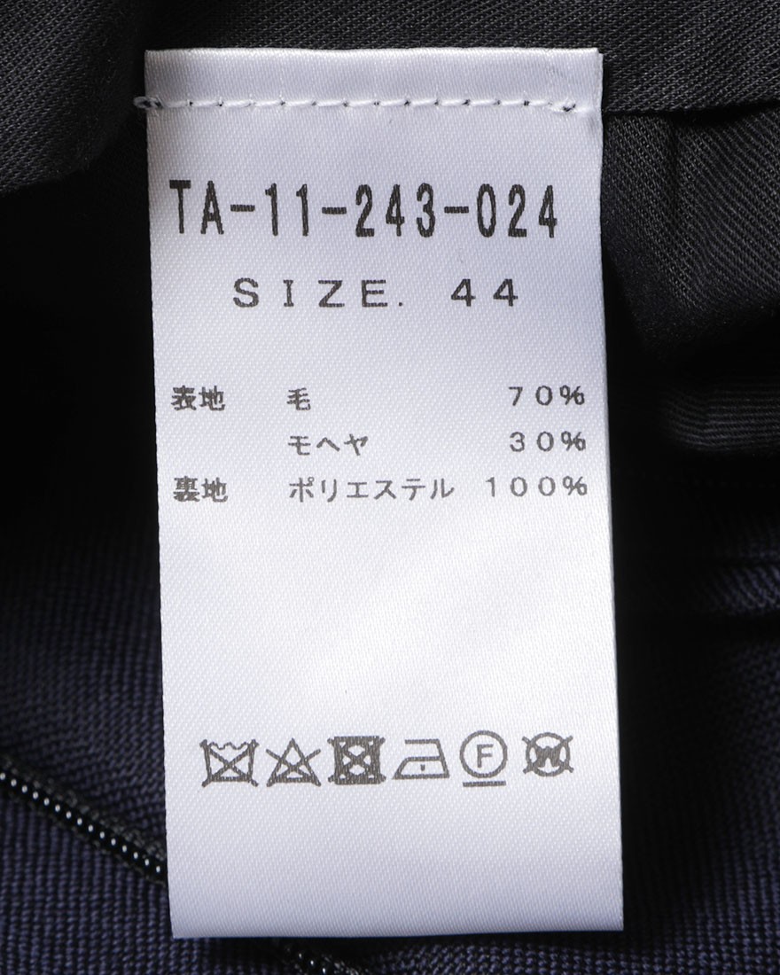 TITO ALLEGRETTOウールモヘア ネイビー 3Bシングル スーツ29l
