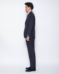 TITO ALLEGRETTOウールモヘア ネイビー 3Bシングル スーツmb_05l