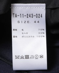TITO ALLEGRETTOウールモヘア ネイビー 3Bシングル スーツmb_29l