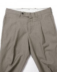 TITO ALLEGRETTOウールリネン ブラウン 3Bシングルスーツmb_17l