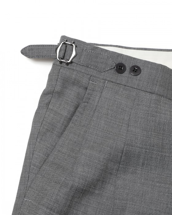 TITO ALLEGRETTOウールグレー 3Bシングルスーツ18l