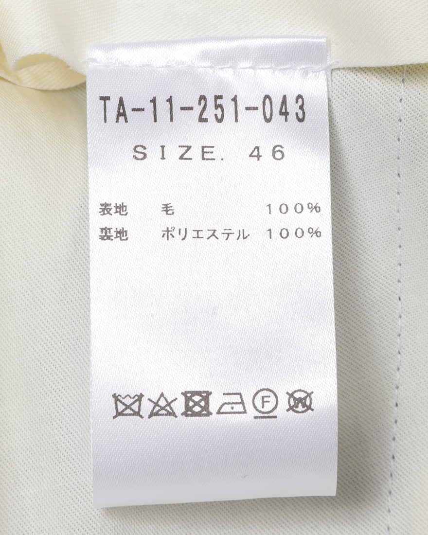 TITO ALLEGRETTOウールグレー 3Bシングルスーツ22l