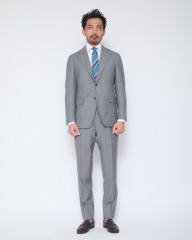 TITO ALLEGRETTOウールグレー 3Bシングルスーツmb_27l
