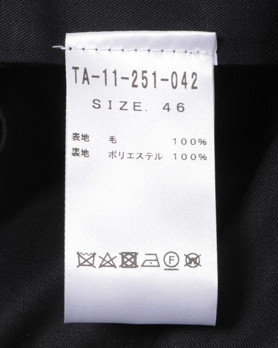 TITO ALLEGRETTOウールネイビー 3Bシングルスーツ22l