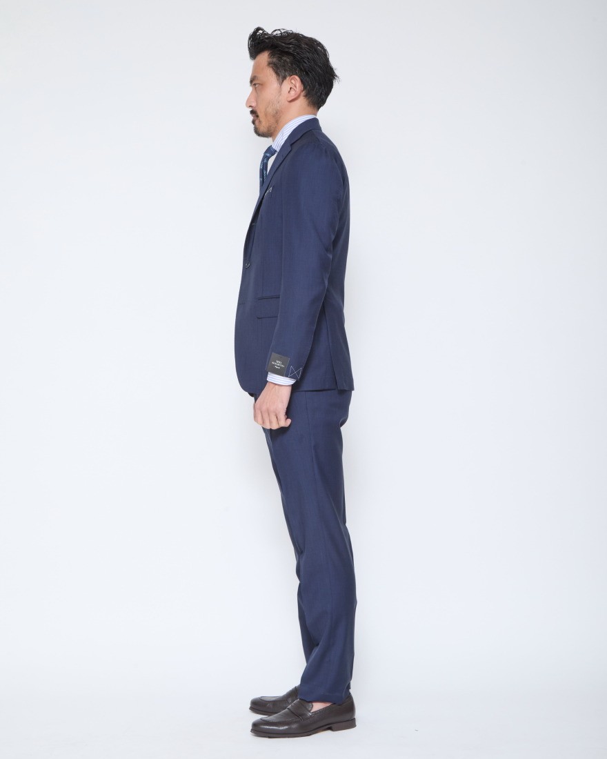 TITO ALLEGRETTOウールネイビー 3Bシングルスーツ28l