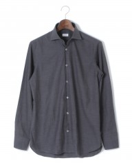 BORRIELLO（ボリエッロ）Jedia別注 ヘリンボーンシャツ【襟型Borriello/ボディJedia/SCALO TAGLIA仕様】