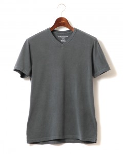 VネックストレッチコットンTeeシャツ