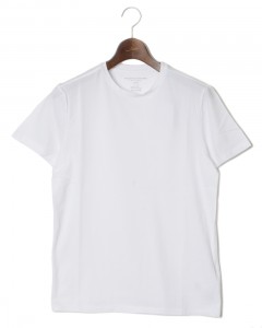 クルーネックストレッチコットンTeeシャツ