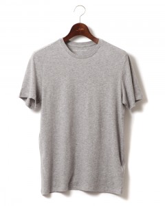 シルクタッチコットン　クルーネックTeeシャツ