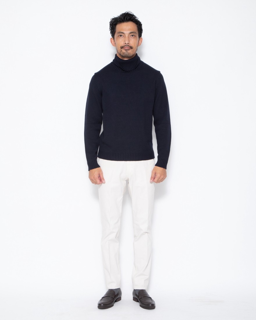 タートルネック 5Gメリノウール ニット【SLIM FIT】｜ZANONE（ザノーネ 