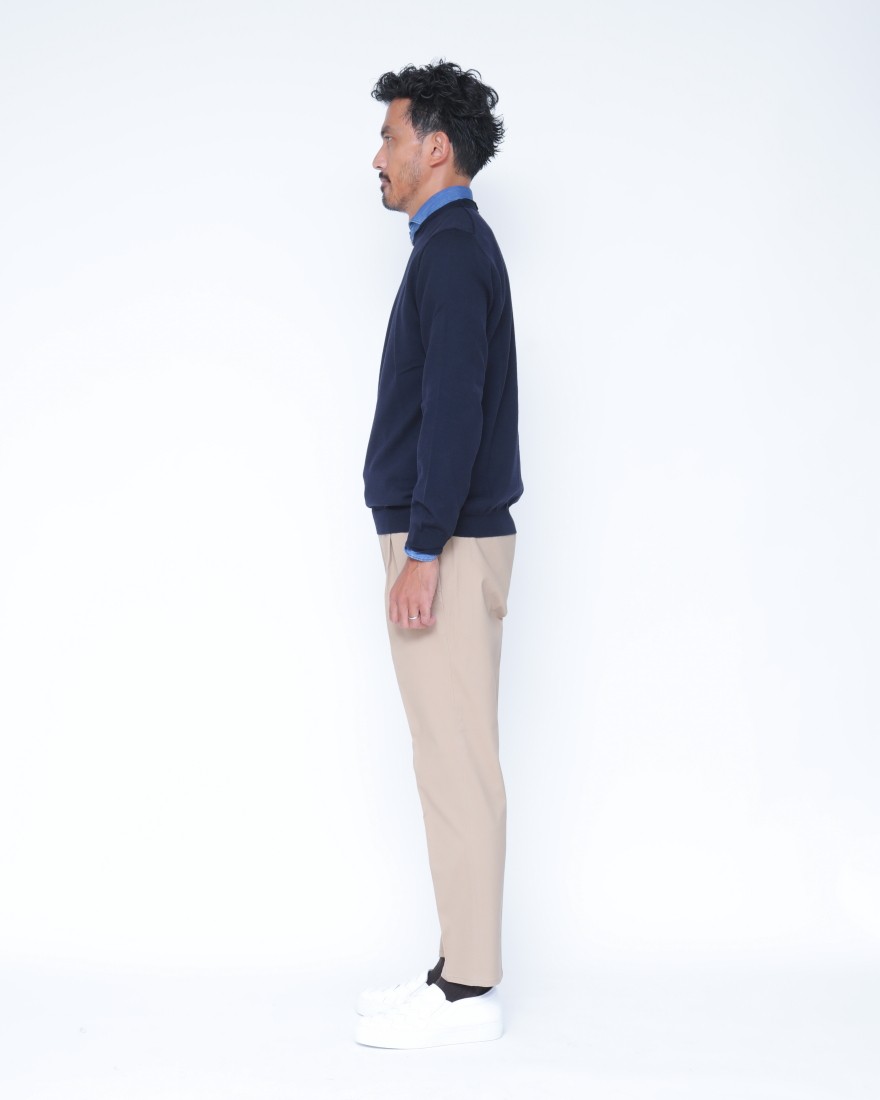 ZANONEクルーネック 12Gメリノウール ニット【SLIM FIT】09l