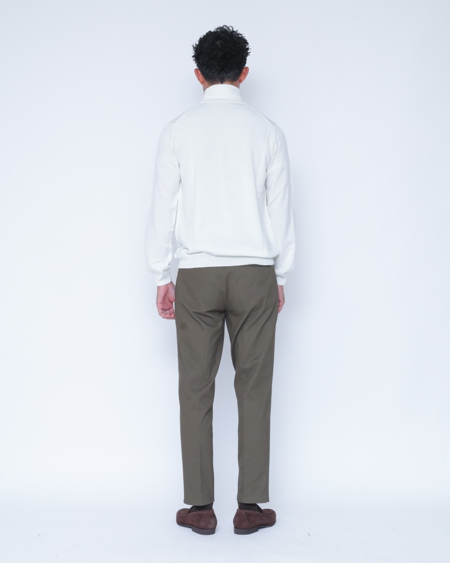 タートルネック 12Gメリノウール ニット【SLIM FIT】｜ZANONE 