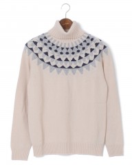 ZANONE（ザノーネ）ノルディック 5G タートルネックニット