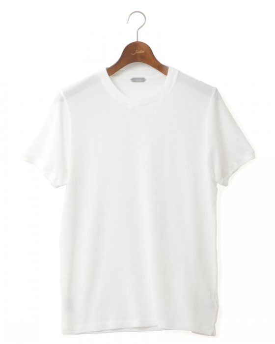 ZANONEアイスコットン 鹿の子Tシャツ【icecotton】c0