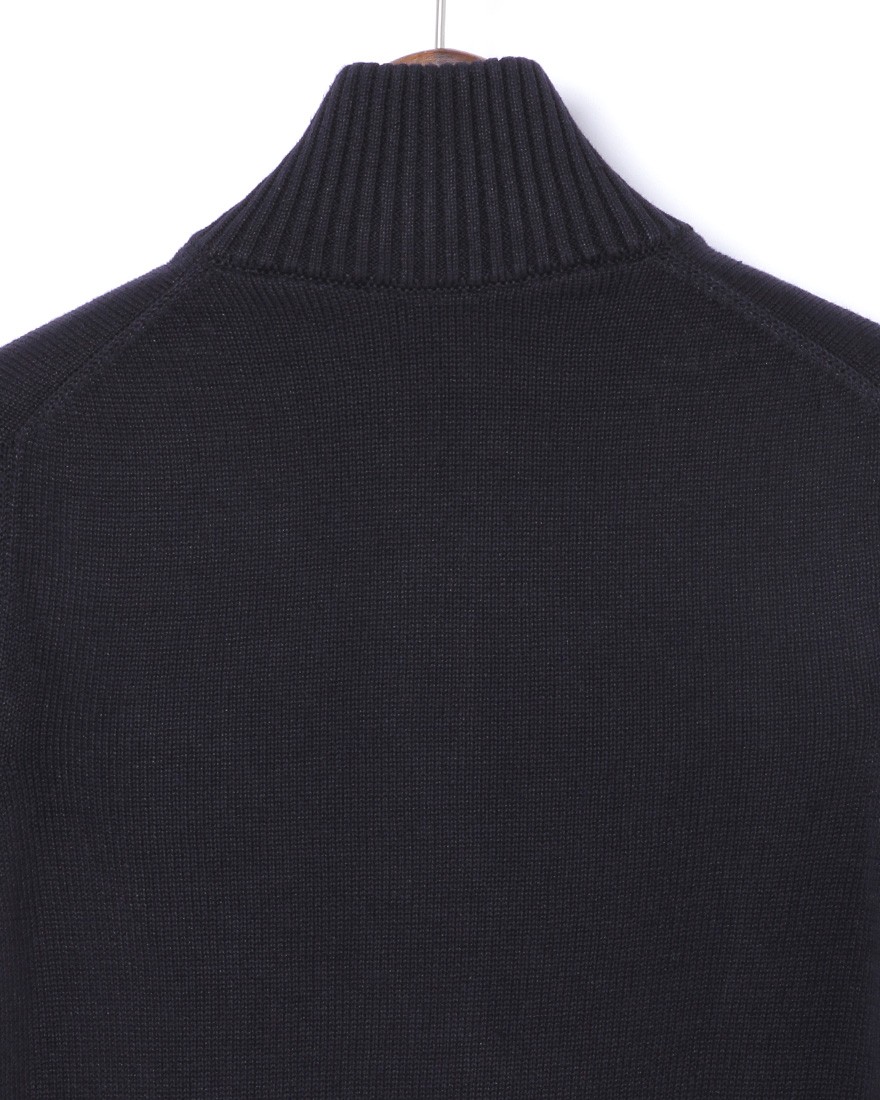 ZANONE7Gスタンドカラーコットンリネンニットブルゾン【CHIOTO/SLIM FIT】08l