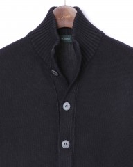 ZANONE7Gスタンドカラーコットンリネンニットブルゾン【CHIOTO/SLIM FIT】mb_02l