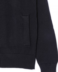 ZANONE7Gスタンドカラーコットンリネンニットブルゾン【CHIOTO/SLIM FIT】mb_06l