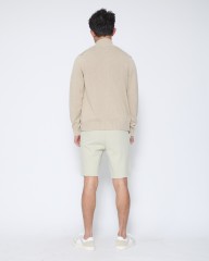 ZANONE7Gスタンドカラーコットンリネンニットブルゾン【CHIOTO/SLIM FIT】mb_23l