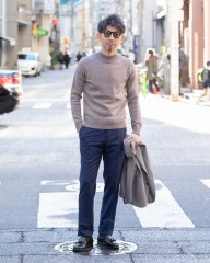 ZANONE5G モックネック ニット【SLIM FIT】mb_ma
