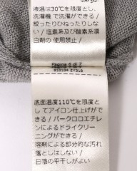 ZANONEクレープコットン 長袖クルーネックニット【crepe cotton 】mb_19l