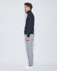 ZANONE7Gリブウール タートルネックニットmb_02l