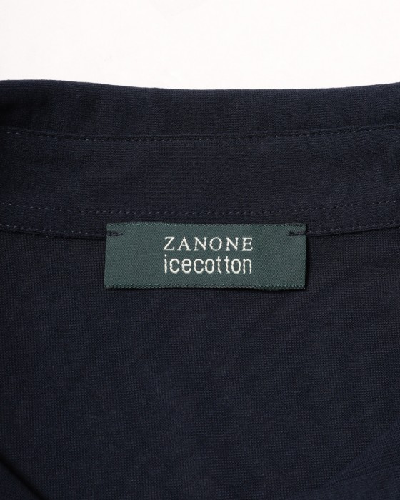 ZANONEアイスコットン 長袖ポロシャツ【icecotton】04l
