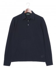 ZANONEアイスコットン 長袖ポロシャツ【icecotton】mb_c0