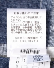 BARBAリネンマドラスチェック ボタンダウンシャツ【DANDY LIFE】mb_22l