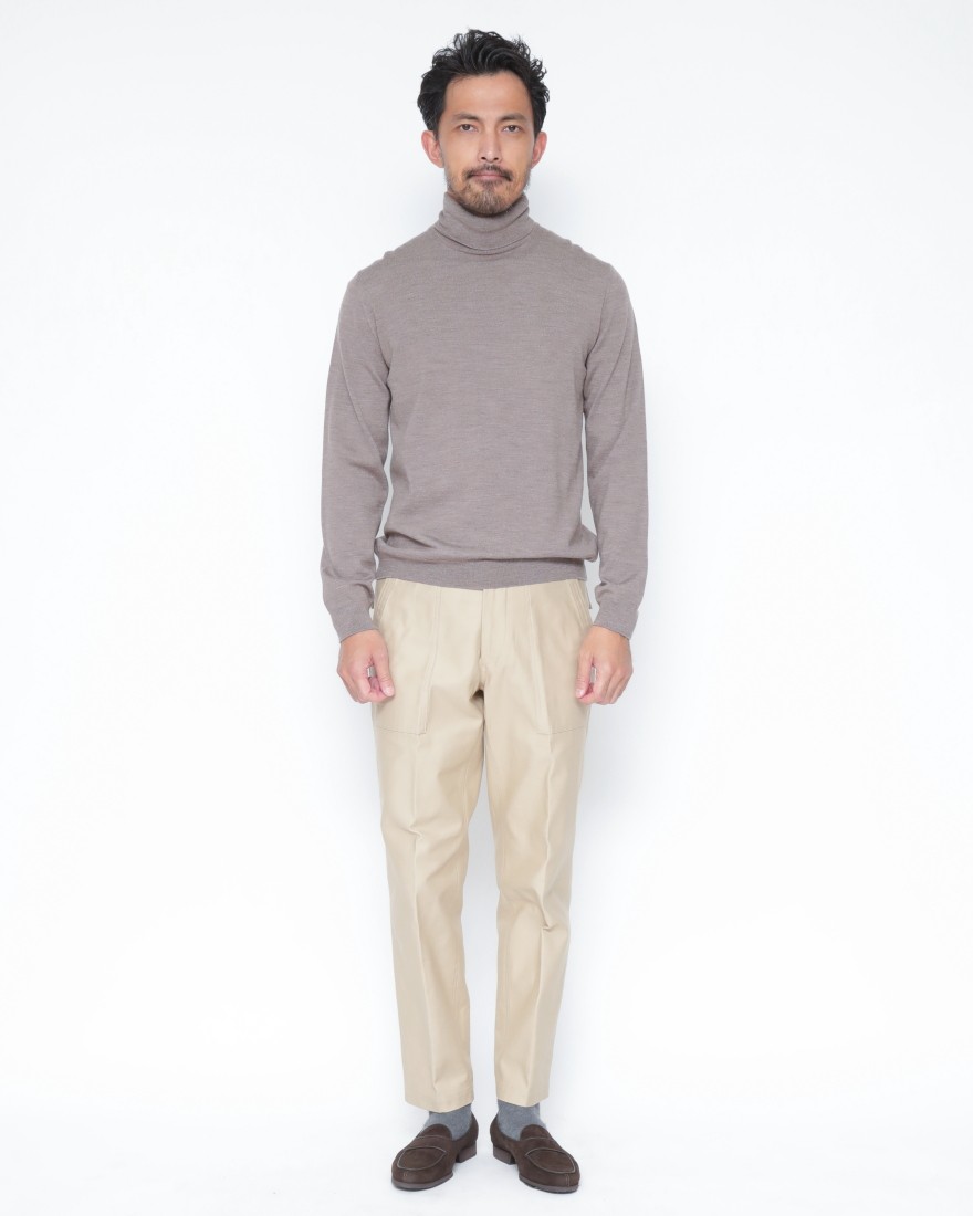 ZANONE12G タートルネック ニット【SLIM FIT】01l