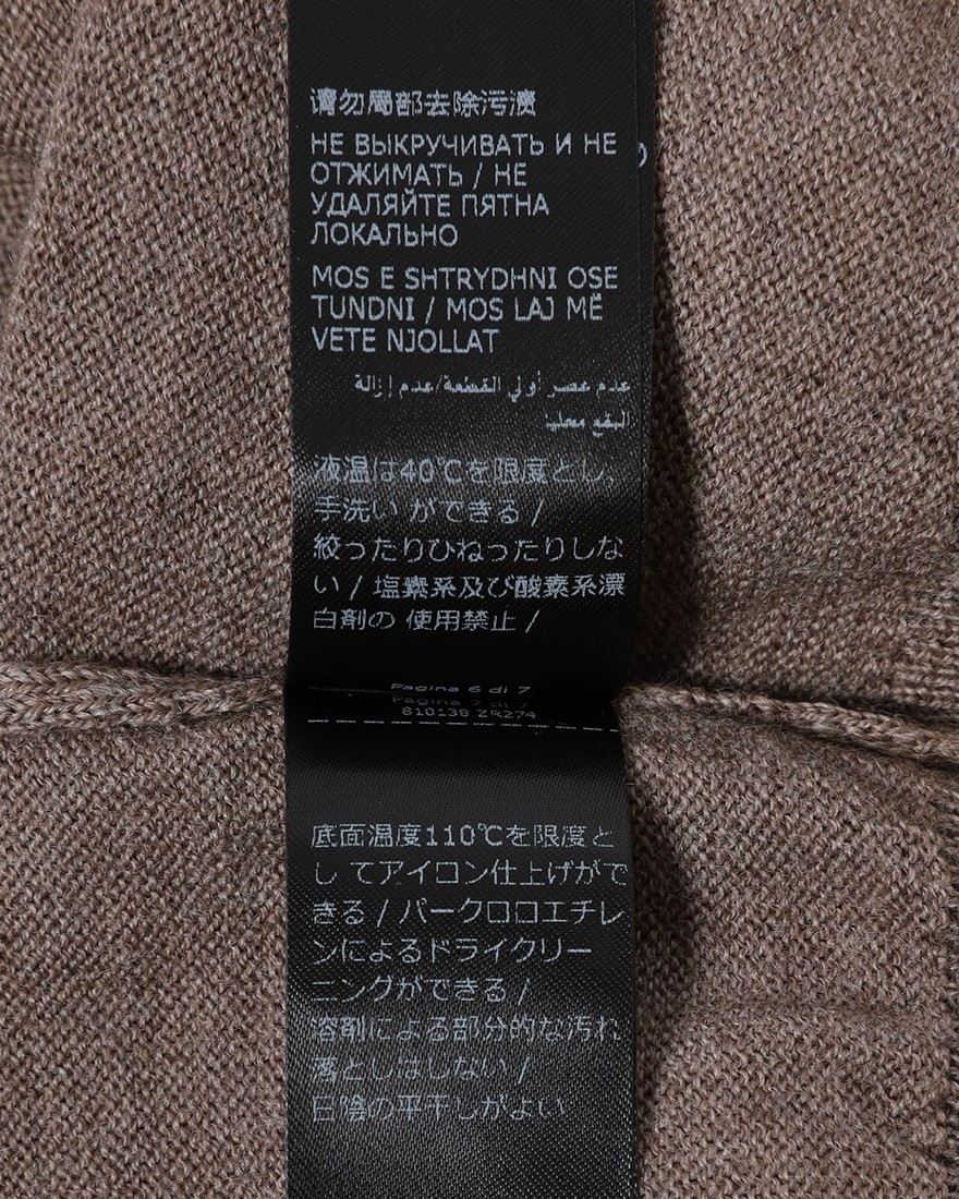 ZANONE12G モックネック ニット【SLIM FIT】15l