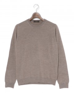 12G クルーネック ニット【SLIM FIT】