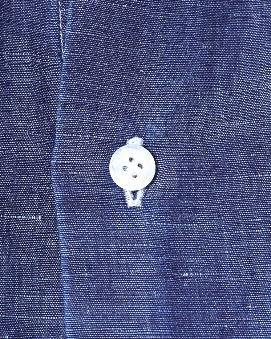 BARBAコットンリネン シャンブレーシャツ【New Bruno/DANDY LIFE】08l