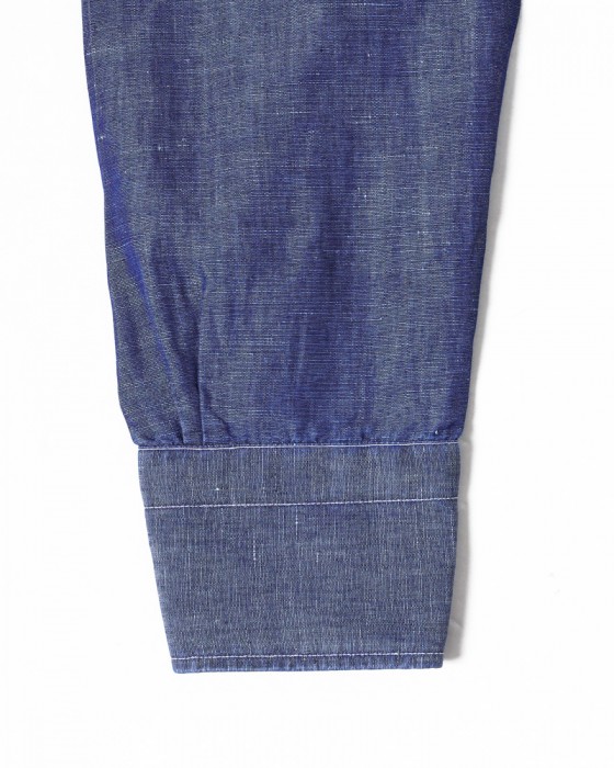 BARBAコットンリネン シャンブレーシャツ【New Bruno/DANDY LIFE】13l