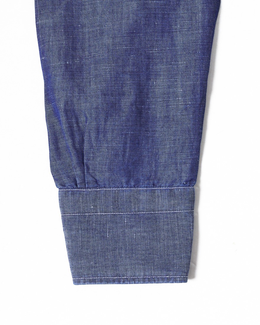 BARBAコットンリネン シャンブレーシャツ【New Bruno/DANDY LIFE】13l