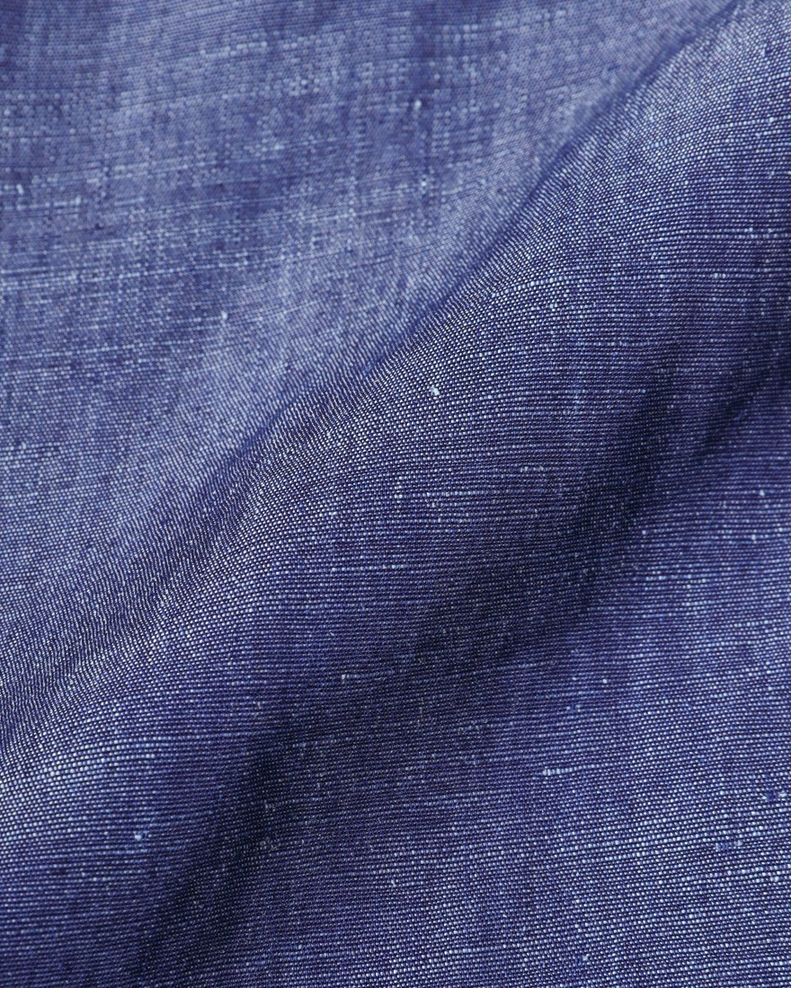 BARBAコットンリネン シャンブレーシャツ【New Bruno/DANDY LIFE】16l