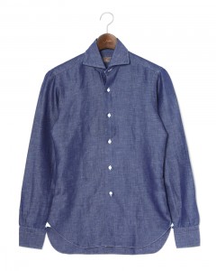 コットンリネン シャンブレーシャツ【New Bruno/DANDY LIFE】