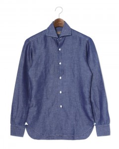 コットンリネン シャンブレーシャツ【New Bruno/DANDY LIFE】